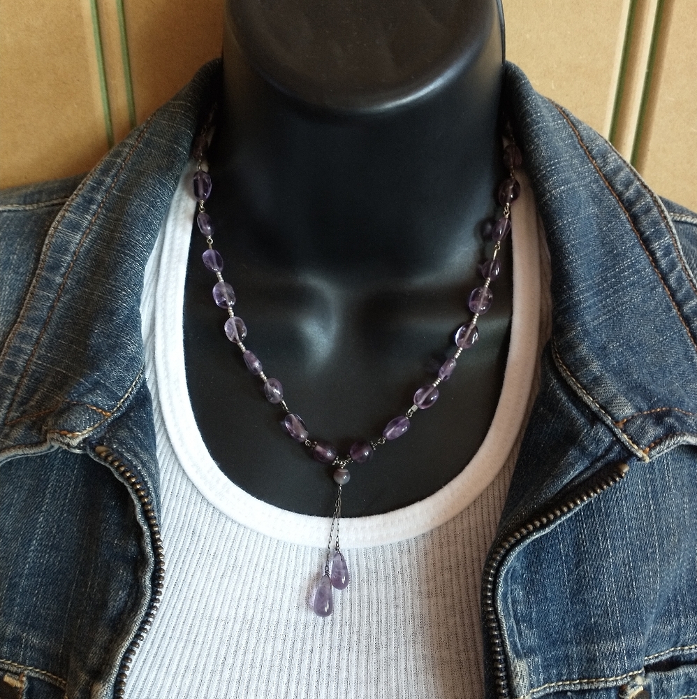Amethyst necklace